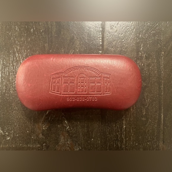 Faux Leather Spring Loaded Hard Shell Glass Case Protector Sunglasses Reading - Picture 1 of 5